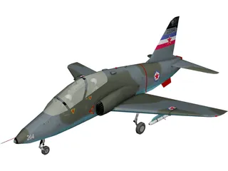 BAE Hawk G-4 Soko 3D Model