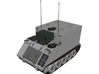 Command Vehicle 1068 3D Model 3D Preview