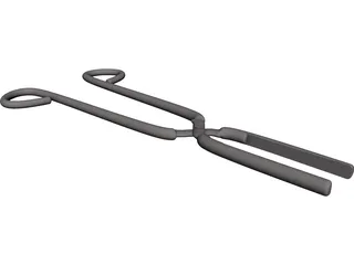 Lab Tongs 3D Model