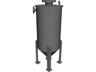 Fluid Tank 3D Model