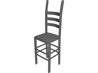 Bar Stool 3D Model