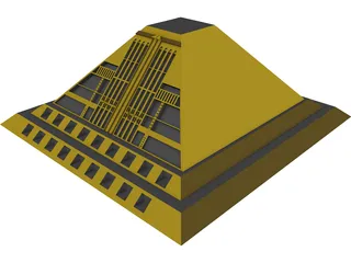 Alien Pyramid 3D Model