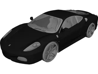 Ferrari F430 3D Model 3D Preview