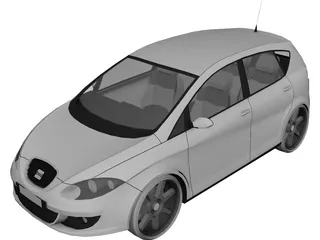 Seat Altea (2004) 3D Model