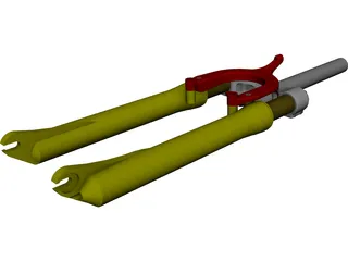 Suspension Fork 3D Model