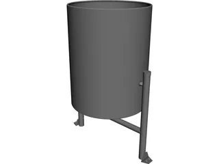 Garbage Container 3D Model