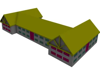 Retail Building 3D Model