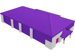 Retail Building 3D Model