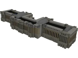 Versailles 3D Model 3D Preview