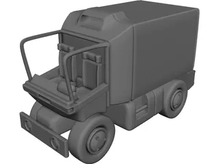 Toon Van 3D Model