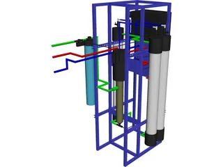 Reverse Osmosis Machine (FDA Approved) 3D Model