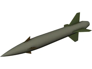 AGM-12 Bullpup Missile 3D Model