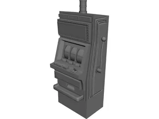 Slot Machine 3D Model