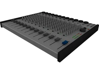 Audio Mixer 3D Model 3D Preview