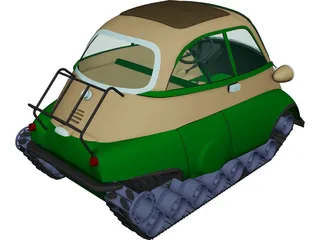 Armored Isetta 3D Model