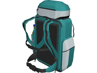 Nova Tour Bag (Large For Tourists And Outdoors) 3D Model 3D Preview