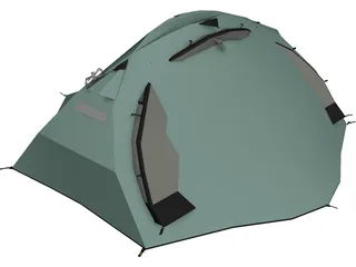 Tent (Small For Travelling And Outdoors) 3D Model 3D Preview