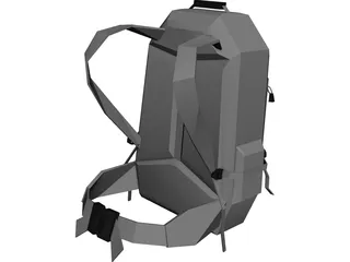 Bag Slalom 40 (Medium Touristic For Tourists And Outdoors) 3D Model