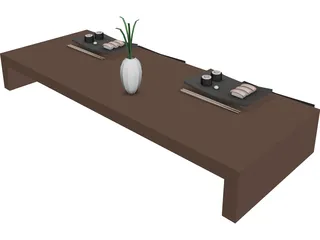 China Table  3D Model