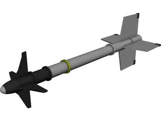 Sidewinder AIM-9 3D Model