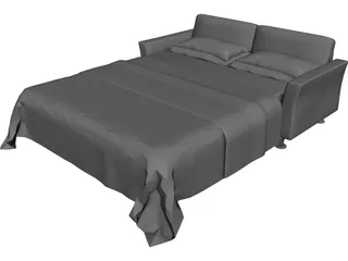 Bed Metamorfosi 3D Model
