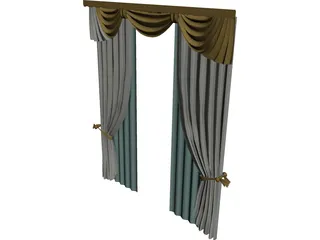 Curtains 3D Model
