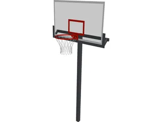 Basketball Hoop 3D Model