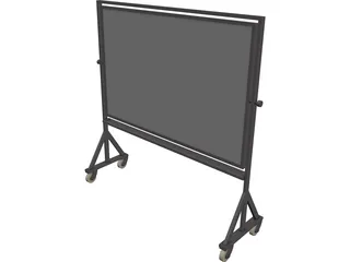 Chalkboard 3D Model