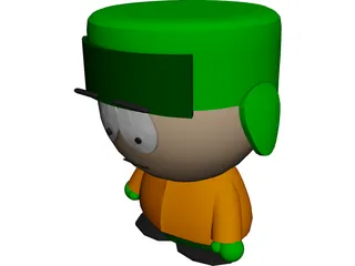 South Park Kyle 3D Model