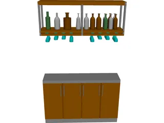 Bar 3D Model