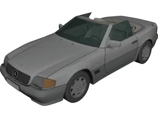 Mercedes-Benz SL 500 (1999) 3D Model