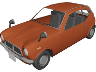 Honda N360 (1967) 3D Model