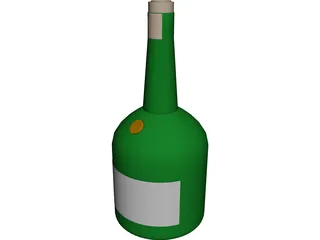 Bottle 3D Model 3D Preview