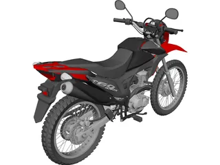 Honda Bros 160 3D Model