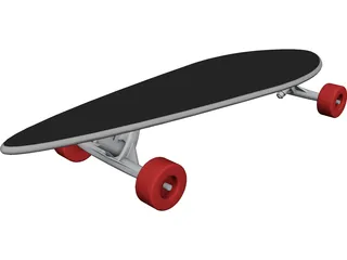 Longboard 3D Model