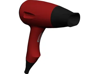 Hair Dryer CAD 3D Model