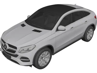 Mercedes-Benz GLE Coupe (2016) 3D Model