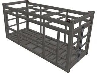 Offshore Container Frame 3D Model