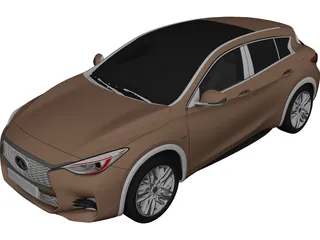 Infiniti Q30S 2.2d AWD (2015) 3D Model