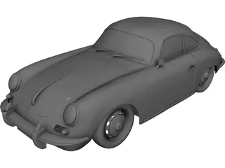 Porsche 356 3D Model