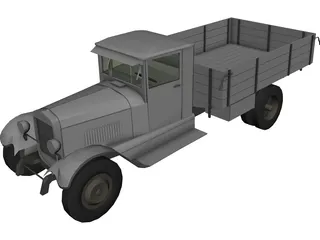 ZIS 5 3D Model