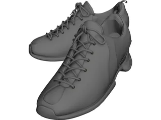 Sneakers Shoes 3D Model 3D Preview