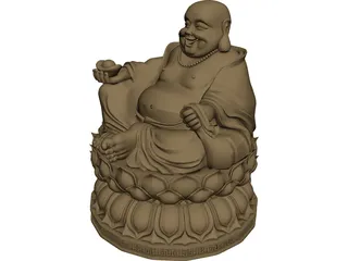 Oriental Buddha 3D Model