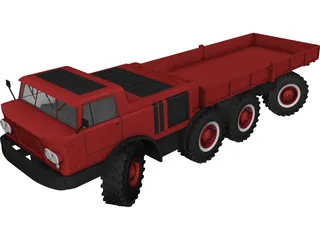 Zil 135LM 3D Model