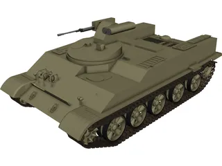 BTR-T 3D Model