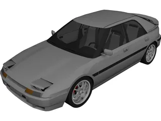 Mazda 323F 3D Model