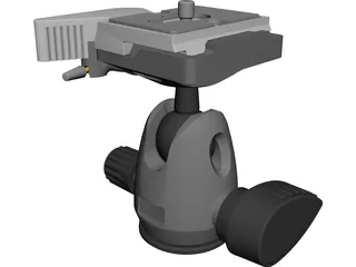 Manfrotto 494 Head CAD 3D Model