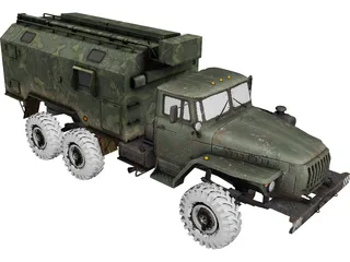 URAL 4320 3D Model