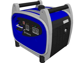 Yamaha EF2400iS Generator 3D Model