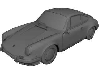 Porsche 911 (1964) 3D Model 3D Preview